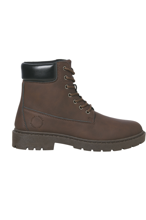 Jack & Jones Ainsworth PU Boots Brown Stone