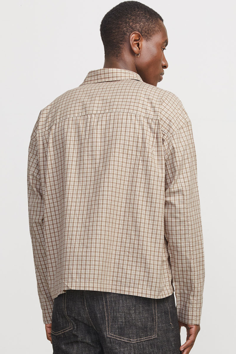 Jack & Jones Austin Loose Fit Check Hemd Crockery
