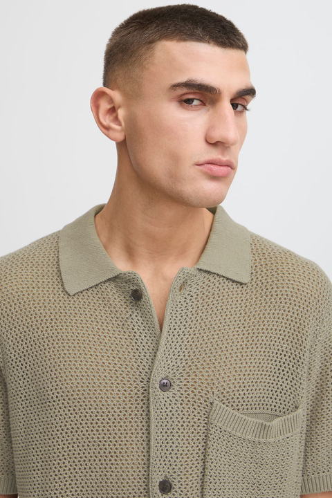Solid Petri Knit Pullover Vetiver