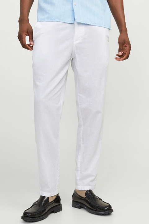 Jack & Jones Ace Summer Linen Pants Bright White