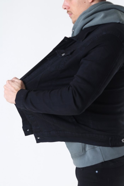 Solid Peyton Denim Jacke Black Denim