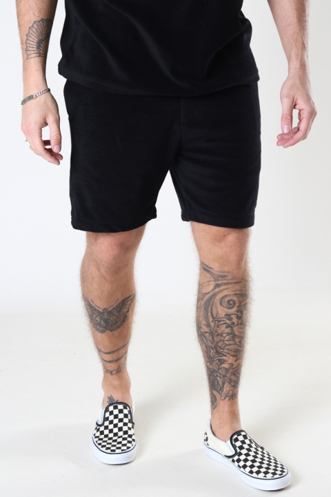 Just Junkies Frot Shorts 001 - Black