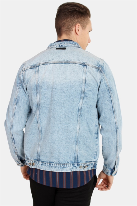 Just Junkies Rolf Very Light Blue Denim Jacke