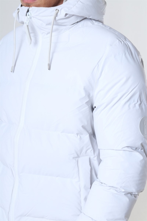 Rains Puffer Jacke Off White