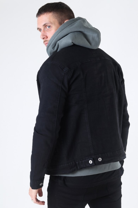 Solid Peyton Denim Jacke Black Denim