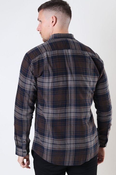 Jack & Jones CLASSIC CHECK Hemd L/S Black Coffee