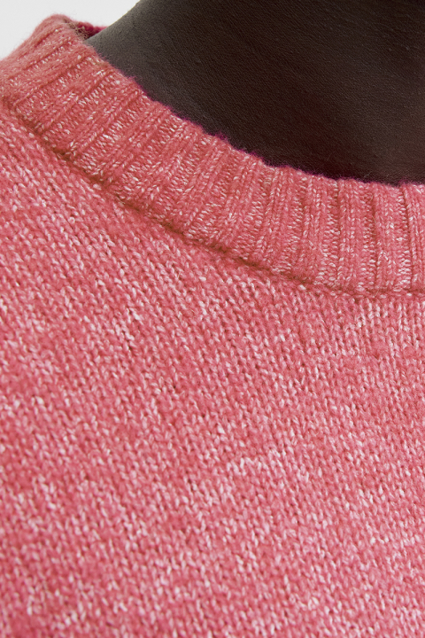 Jack & Jones Soho Ollie Knit Crew Neck Fuchsia Rose