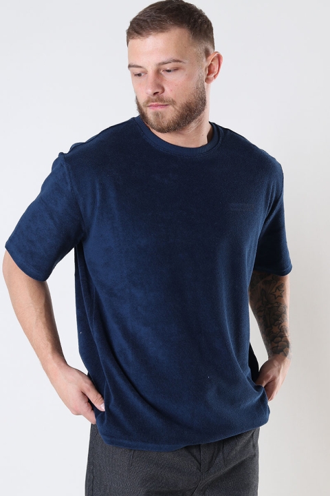 Woodbird Steen Towel Tee Navy