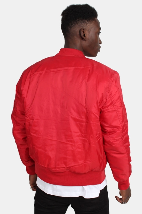 Urban Classics Bomber Jacke Fire Red