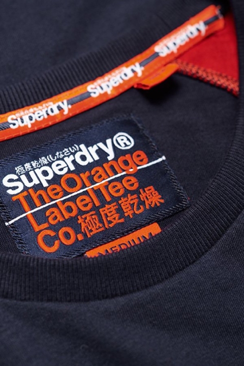 Superdry O L ENG'D Baseball SS T-Hemd Beach Navy