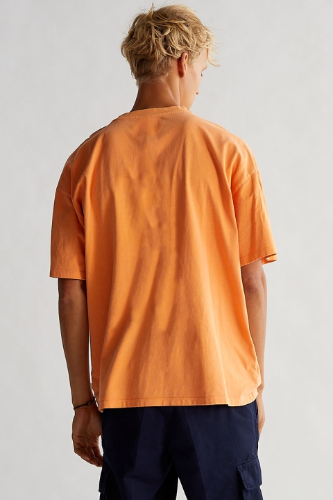 Woodbird Bose Mock Tee Orange