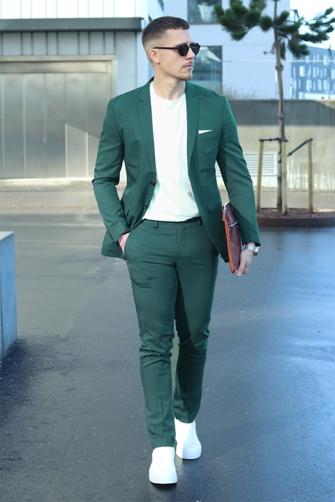 Jack & Jones Premium Franco Slim Fit Anzug Darkest Spruce