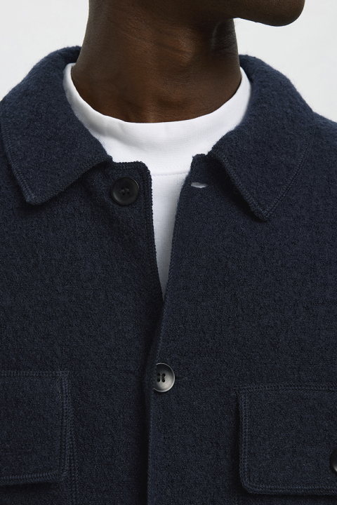 Selected Nealy LS Knit Cardigan Sky Captain