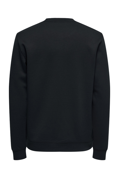 ONLY & SONS Luca Regular Fit Crew Neck Black