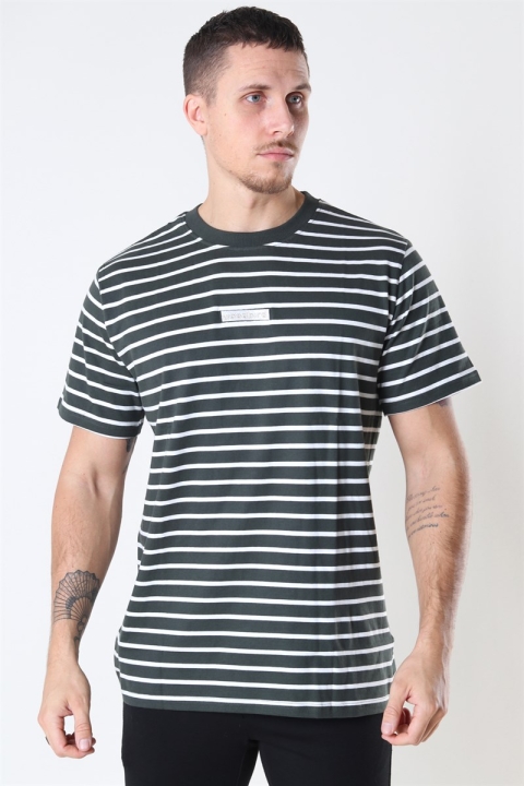 Woodbird Menak Stripe T-Hemd Army-Kit