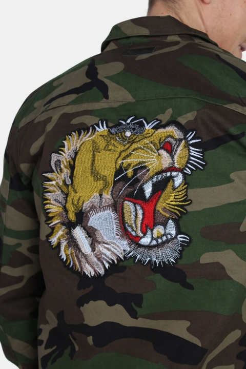 Just Junkies City Camo Tiger Overshirt Army