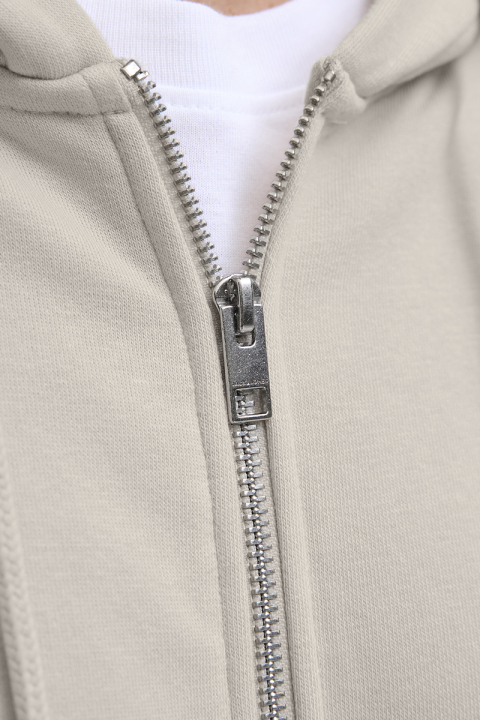 Jack & Jones Soho Sweat Zip Hoodie Moonbeam