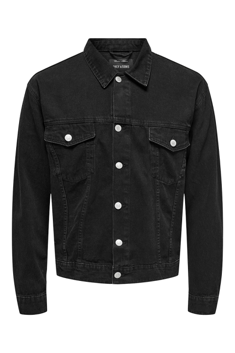 ONLY & SONS Just Denim Jacket Washed Black