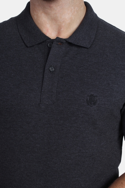 Selected Haro Polo Dark Grey Melange