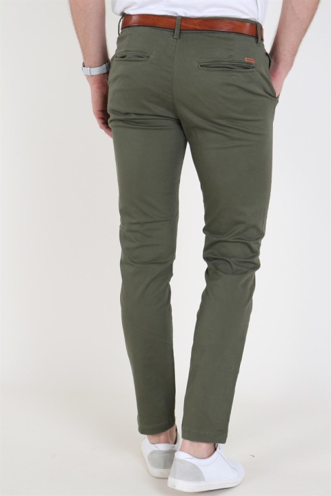 Jack & Jones Marco Bowie Chinos Olive Night