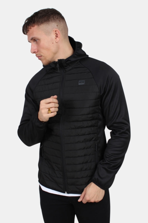 Jack & Jones Multi Quilted Jacke Black