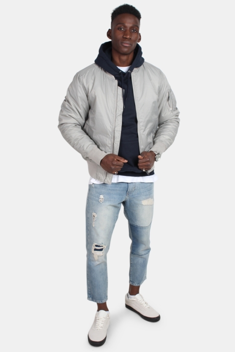 Urban Classics Bomber Jacke H. Grey