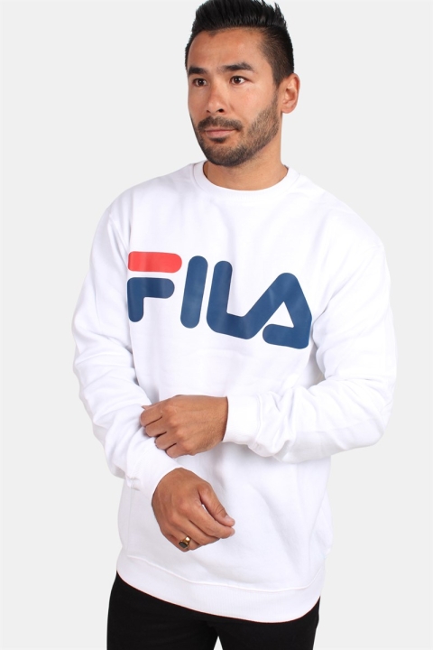 Fila Classic Logo Sweatshirts Bright White