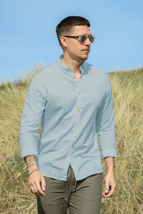 Jack & Jones Summer Linen Hemd LS Bay