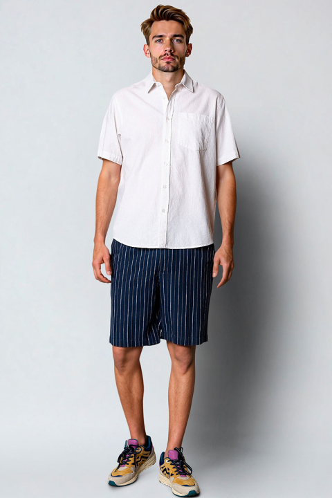 Clean Cut Copenhagen Luca Hemd SS White