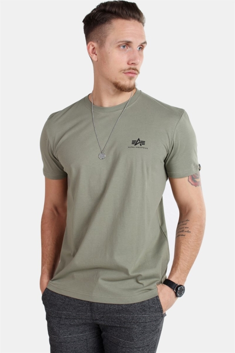 Alpha Industries Basic T-Hemd Small Logo Olive