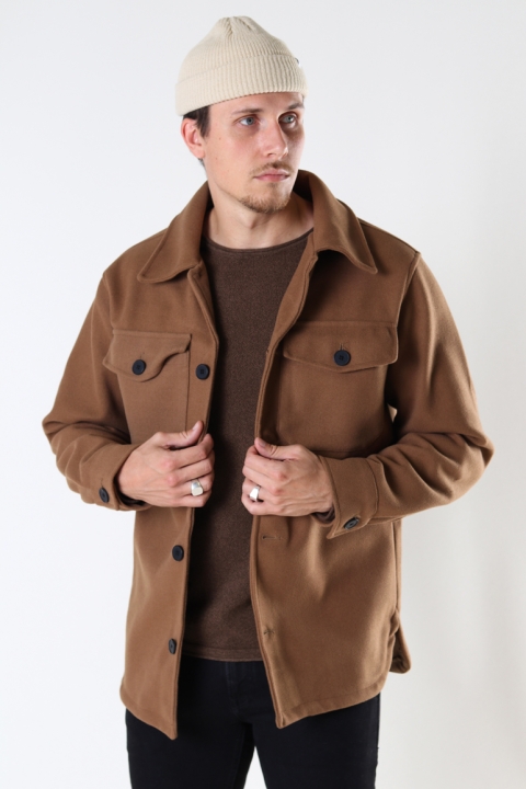 Jack & Jones JOROLLIE Hemd JACKET LN Khaki