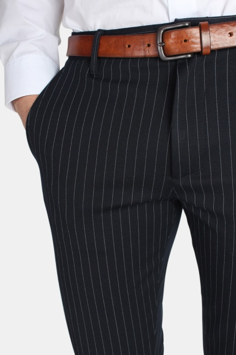 Gabba Pisa Chino Pinstripe Hose Navy Stripe