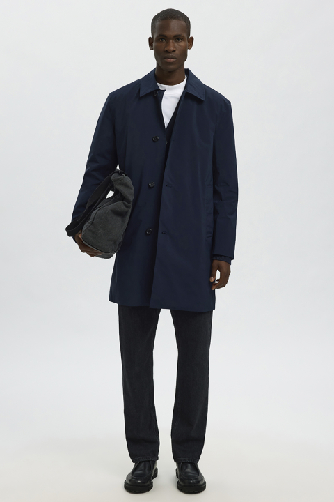 Selected Silas Urban Tech Carcoat Sky Captain