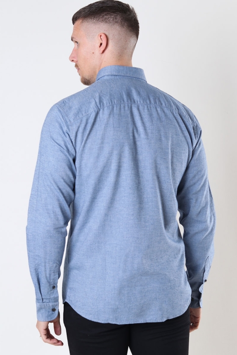 Jack & Jones CLASSIC MELANGE Hemd L/S Faded Denim