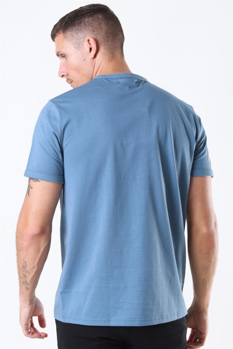 Fred Perry Ringer T-Hemd Blue Estate