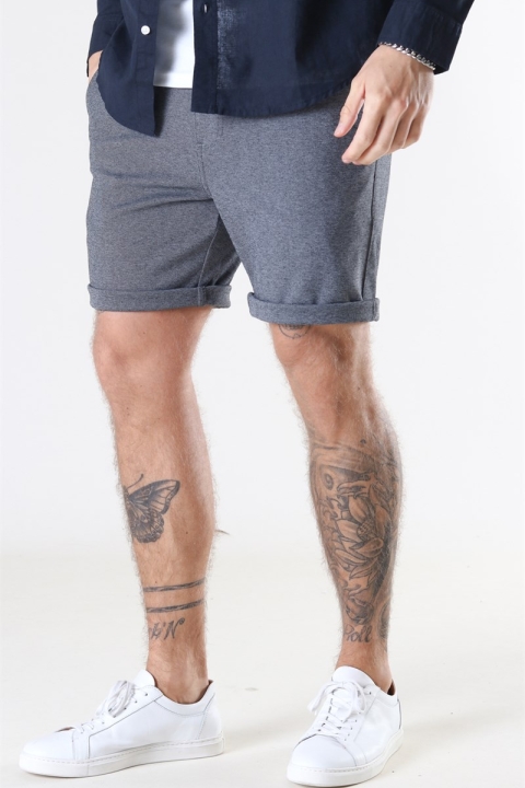 Clean Cut Milano Jersey Shorts Dark Grey Mix