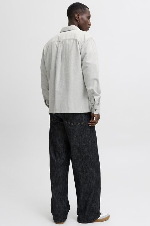 Jack & Jones Perfect Melange Overshirt Light Grey Melange