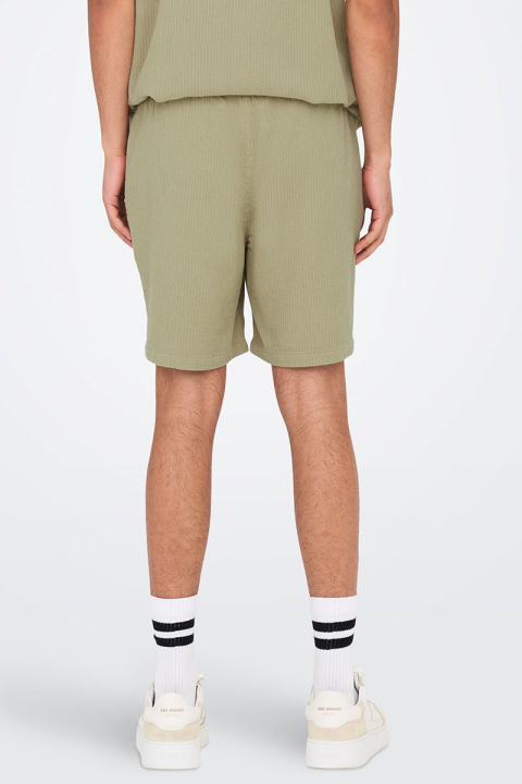 ONLY & SONS Bertil Waffle Shorts Twill