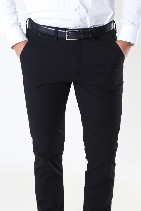 Selected Slim-Miles Flex Chino Pants Black