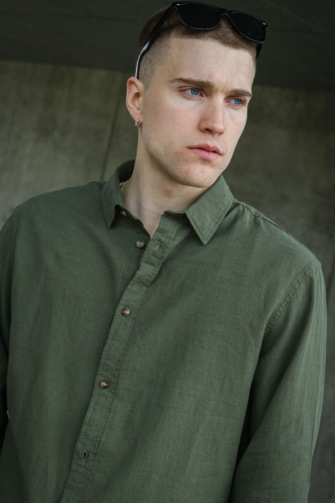 Jack & Jones Summer Hemd LS Beetle
