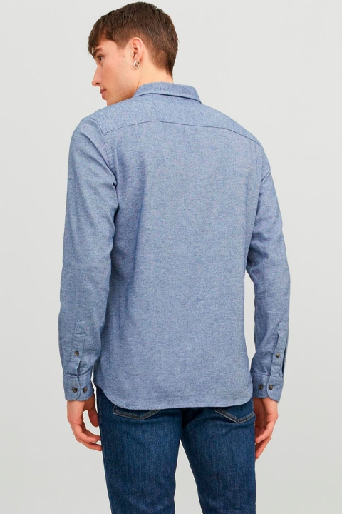 Jack & Jones Classic Melange Hemd L/S Faded Denim