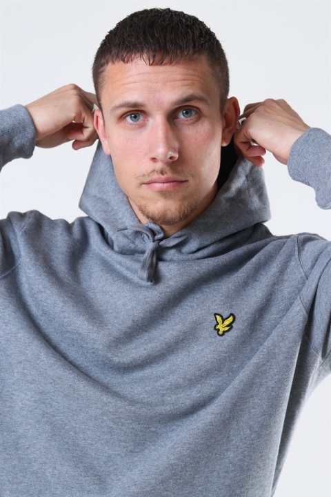 Lyle & Scott Pullover Hoodie Mid Grey Marl