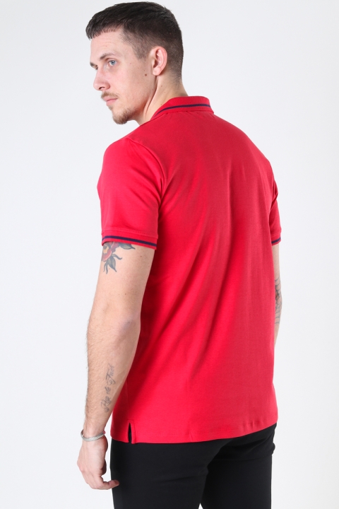 Jack & Jones JJEJERSEY POLO SS NOOS True Red REG