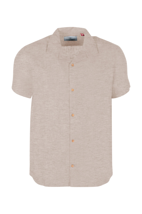 Kronstadt Ayers SS loose Hemd Feather Gray