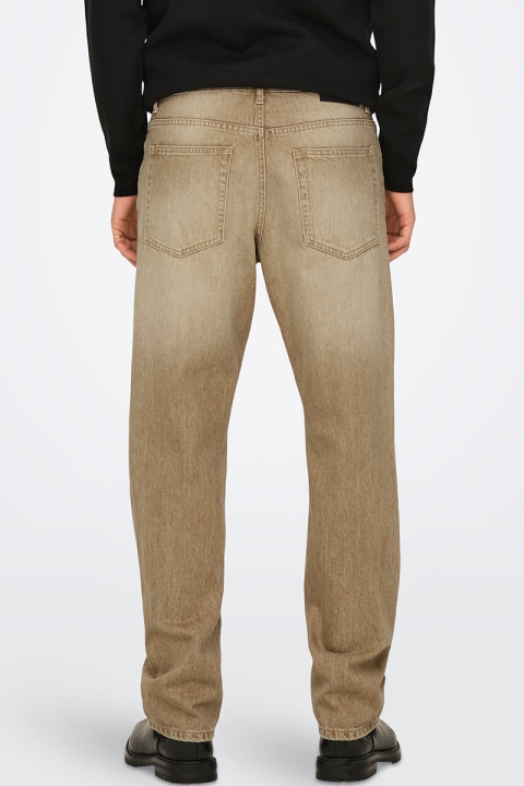 Only & Sons Edge Straight Fit 2140 Beige