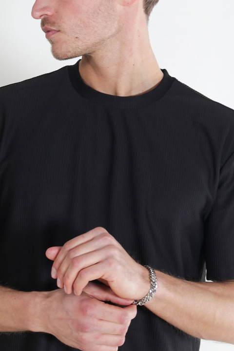 ONLY & SONS Fred Relaxed Plizze Tee Black