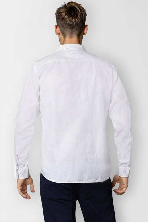 Clean Cut Copenhagen Luca Hemd LS White