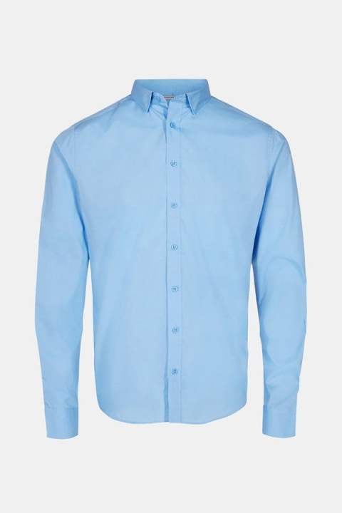 Solid Tyler Muscle Fit Hemd Sky Blue