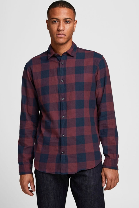 Jack & Jones Gingham Twill Hemd L/S Port Royale