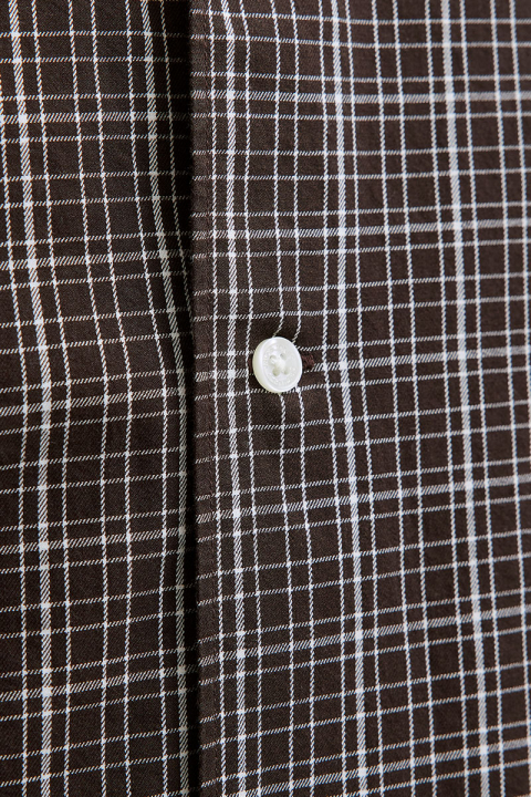 Jack & Jones Austin Loose Fit Check Hemd Chocolate Torte